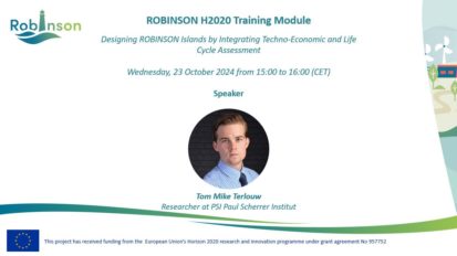 The new ROBINSON H2020 Training Module is now open for registrations!